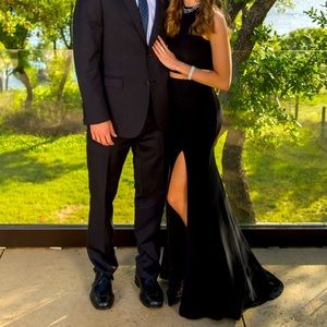 Sherri hill black prom dress